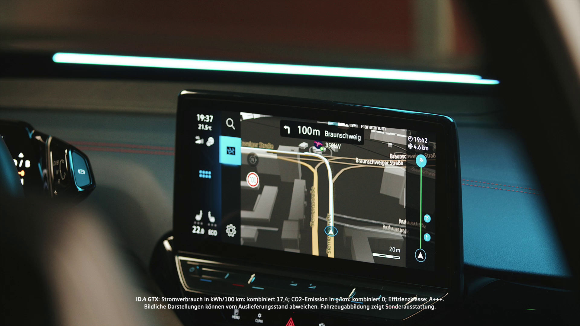 Darstellung des Navigationssystems in ID. Modellen – ID. Software 3.0