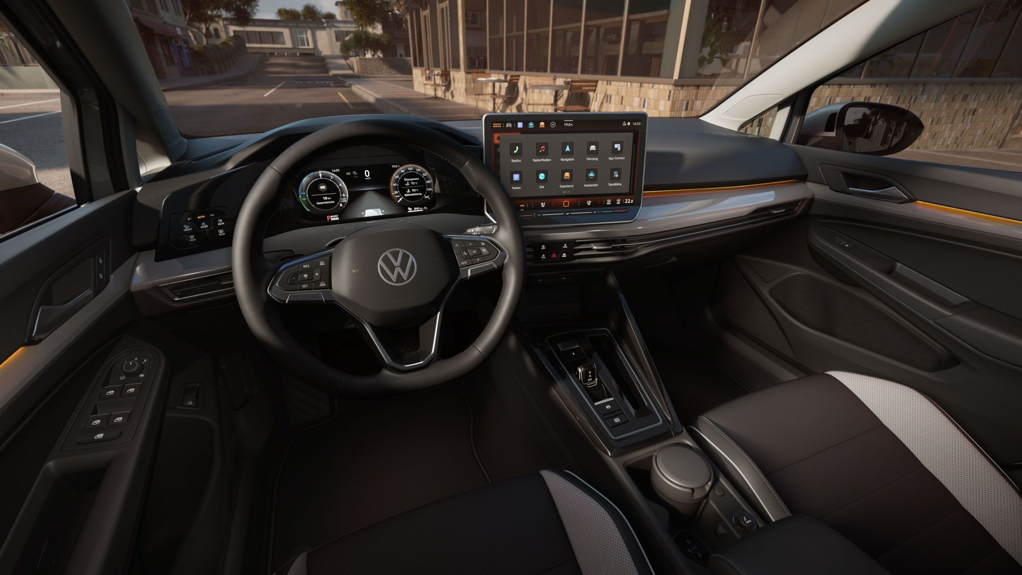 Interieur eines VW Golf in der Ausstattungslinie Style